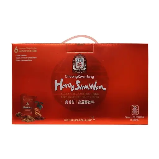 [08429] BAEKSUL SOFT DRINK - HONGSAMWON 100ML/10CT
