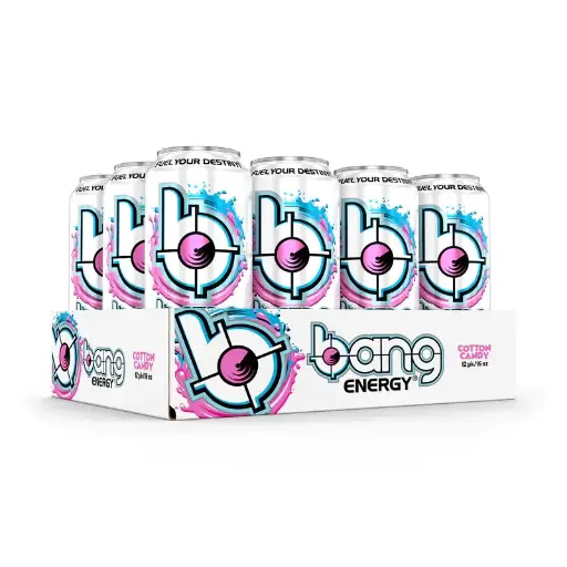 [610764028433] BANG ENERGY COTTON CANDY ZERO 473ML/12CT