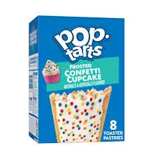 [038000210532] POPTARTS FROSTED CONFETTI CUPCAKE 8CT