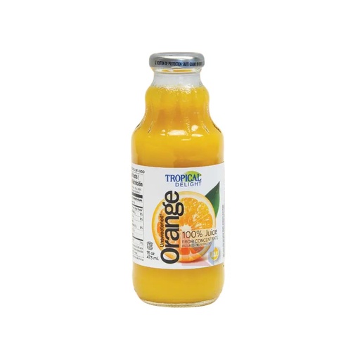 [686234123014] TROPICAL DELIGHT ORANGE JUICE 473ML/12CT