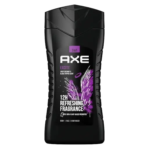 [8901030866753] AXE 3 IN 1 WASH EXCITE 250ML