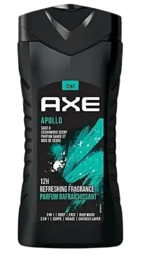 [8901030866760] AXE 3 IN 1 WASH APOLLO 250ML