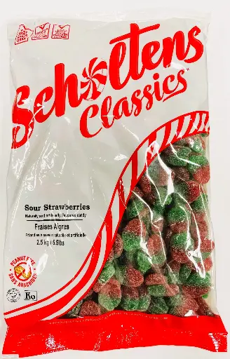 [540681] SCHOLTENS CLASSIC SOUR STRAWBERRIES 2.5KG