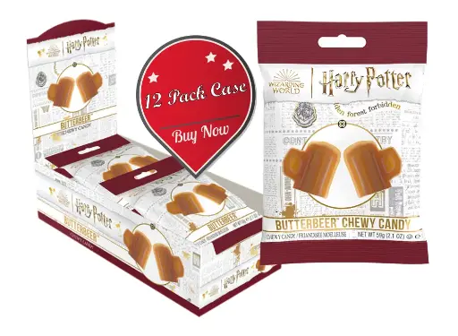 [071570017156] HARRY POTTER BUTTERBEER CHEWY CANDY 42G/12CT