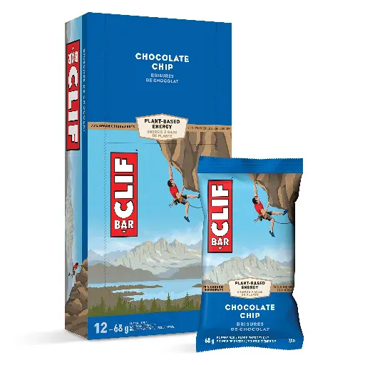 CLIF BAR CHOCOLATE CHIP 68G/12CT