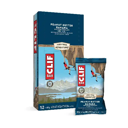 [722252284365] CLIF BAR PEANUT BUTTER BANANA 68G/12CT