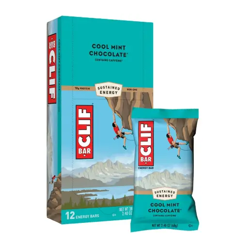 [722252144034] CLIF BAR COOL MINT CHOCO 68G/12CT 
