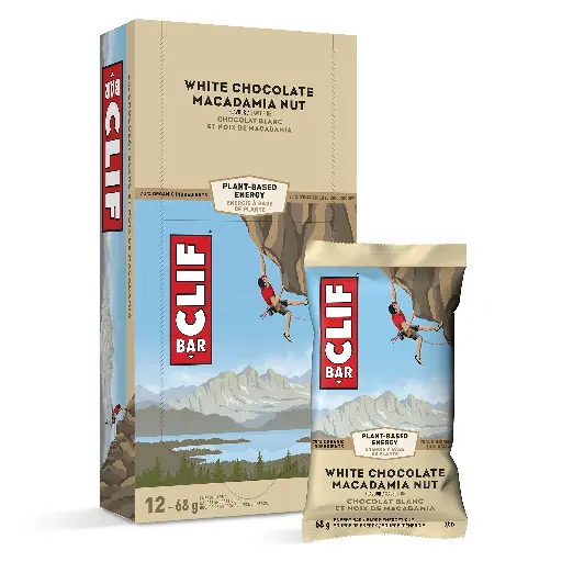 [1493] CLIF BAR WHITE CHOCO 68G/12CT
