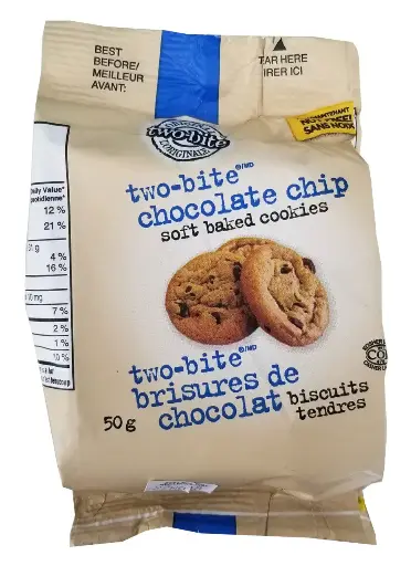 [09084] TWO BITE CHOCO CHIP 50G