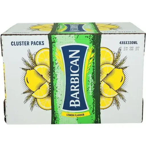 [6281034247140] BARBICAN LEMON 330ML / 24CT