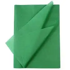 [836739170512] TISSUE PAPER GREEN / 20PK