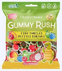 [628235190114] GUMMY RUSH TINY TURTLES 90G  