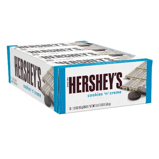[034000239443] HERSHEY'S COOKIES & CREAM 43G/36CT (US)