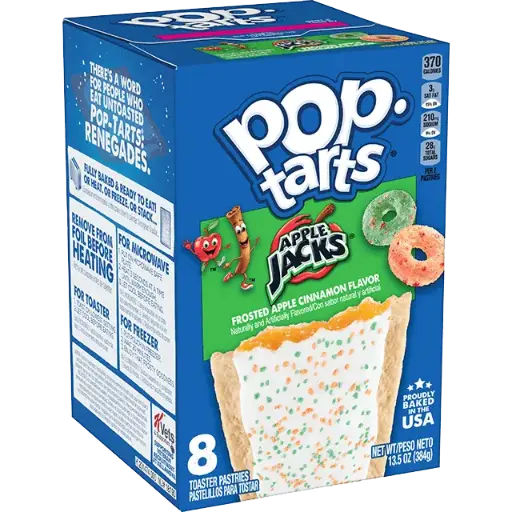 [038000278815] POPTARTS FROSTED APPLE CINNAMON 8CT