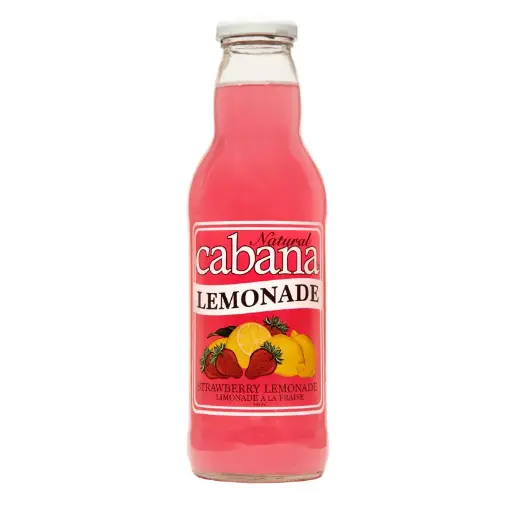 [14002] CABANA NATURAL STRAWBERRY LEMONADE 591ML/12CT 
