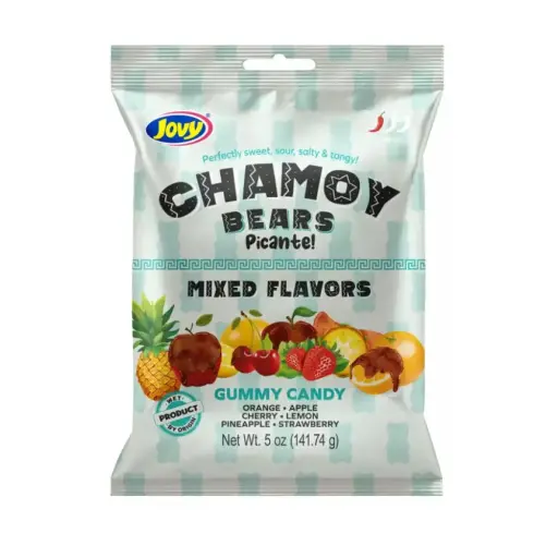 [7792] JOVY CHAMOY MIXED FLVR BEARS 5OZ