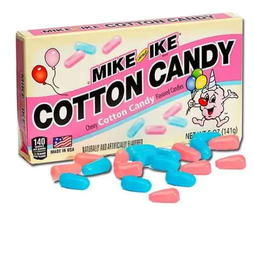 MIKE & IKE THEAT. BOX COTTON CANDY120G