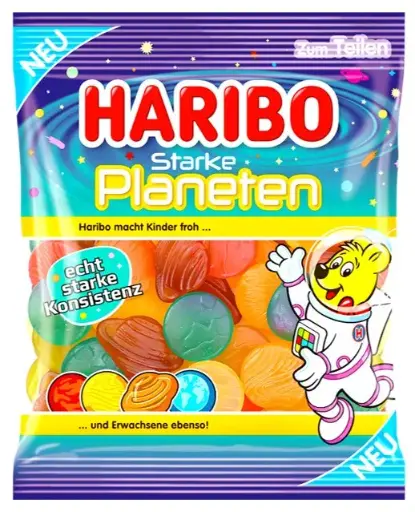 [4001686003206] HARIBO STARKE PLANETEN 175G (EUROPE)