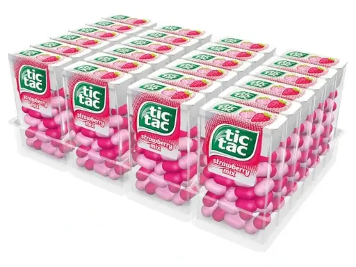 [PTTC116] TIC TAC STRAWBERRY MIX 24CT (EUROPE)