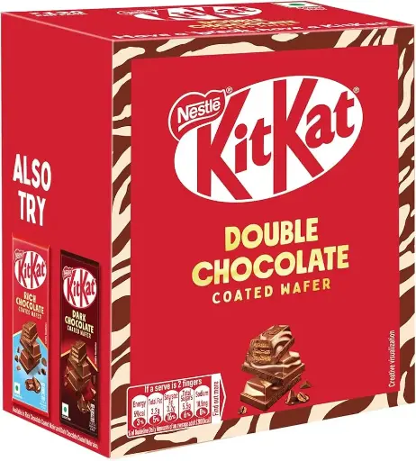 KITKAT DOUBLE CHOCOLATE COATED WAFER 64G/10CT (INDIA)