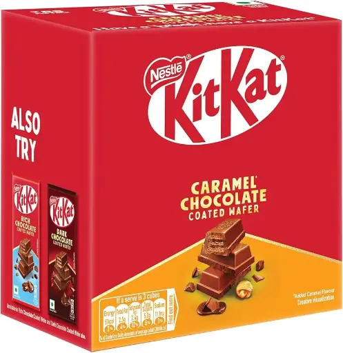 KITKAT CARAMEL COATED WAFER 64G/10CT  (INDIA)