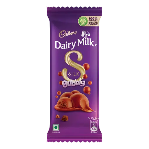 CADBURY DAIRY SILK BUBBLY 50G / 20CT (INDIA) 