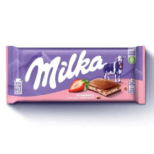 [PMKA221] MILKA STRAWBERRY 100G