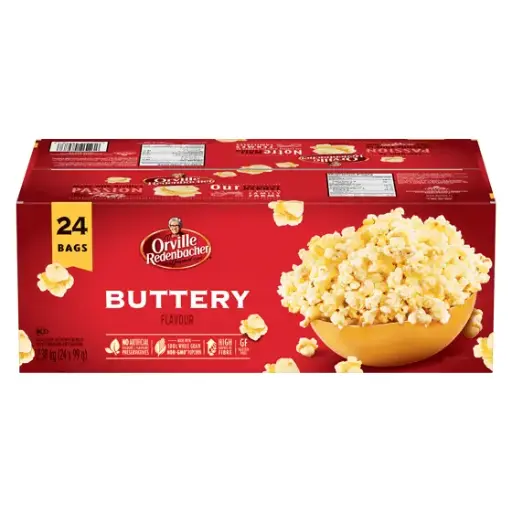 ORVILLE BUTTERY POPCORN 99G/ 24PK 