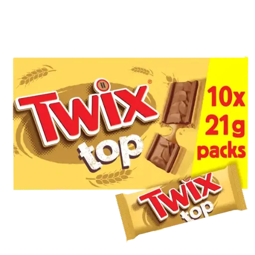 TWIX TOP 21G/10CT (UK)  