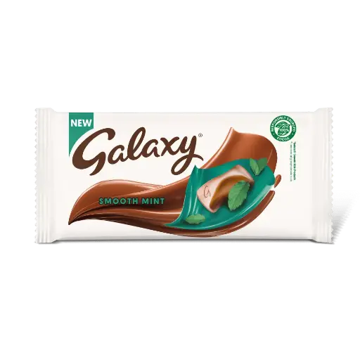 [1883] GALAXY SMOOTH MINT BLOCK 110G (UK)