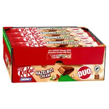 KITKAT CHUNKY HAZELNUT CREAM DUO 68G/24CT (UK)