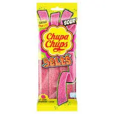 [7502.] CHUPA CHUPS BELT STRAWBERRY 90G (UK) 