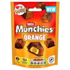 NESTLE MUNCHIES ORANGE POUCH 100G (UK)