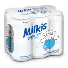 [809939073563] LOTTE MILKIS ORIGINAL 6CT / 250ML 