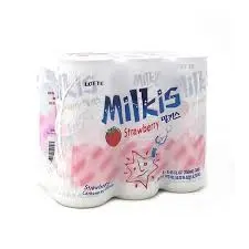 [8801056006426] LOTTE MILKIS STRAWBERRY 6CT / 250ML