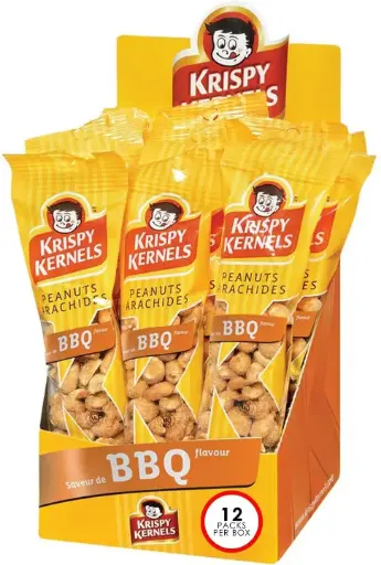 [3229] KRISPY KERNELS BBQ PEANUTS 12 CT 