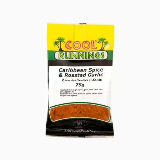 [624913002137] COOL RUNNINGS CARIBBEAN SPICE & ROASTED GARLIC 75G