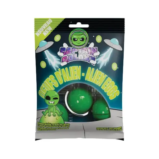 CAPTAIN GALAXY ALIEN EGGS PEG BAGS 72G