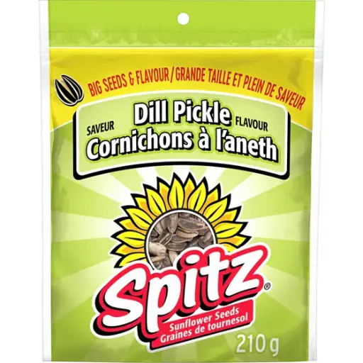 [069579027696] SPITZ DILL PICKLE SUNFLOWER SEEDS 210G