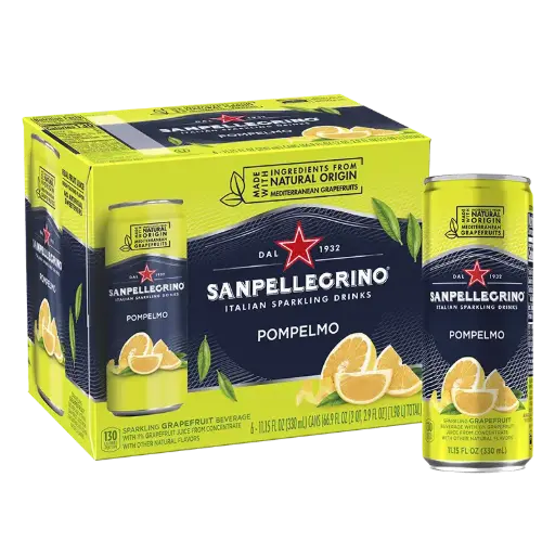 [055000201513] SAN PELLEGRINO GRAPEFRUIT SPARKLING DRINK 330ML/6CT