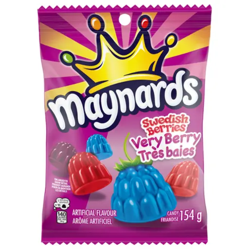 MAYNARDS SWEDISH BERRIES VERY BERRY 154G