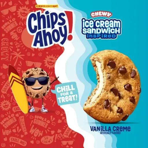 CHIPS AHOY CHEWY ICE CREAM SANDWICH INSPIRED 281G
