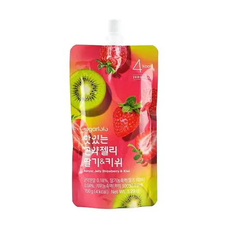 [8809403539177] INTAKE SUGARLOLO JELLY STRAWBERRY & KIWI 150G X10CT