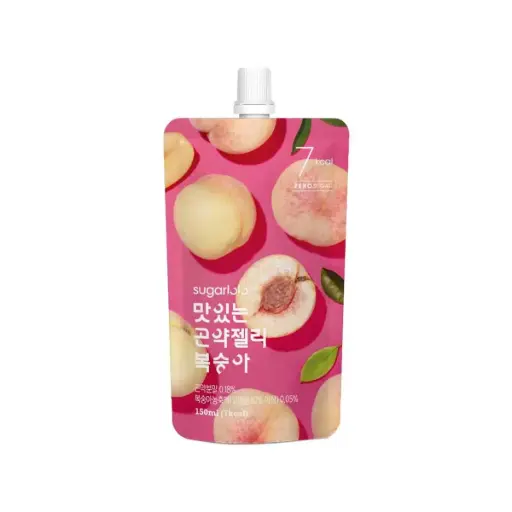 [8809403538873] INTAKE SUGARLOLO JELLY PEACH 150G X10CT 
