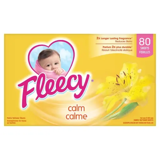 [3682] FLEECY SHEETS CALM 80CT
