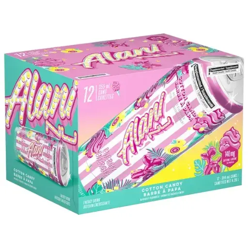 ALANI COTTON CANDY ENERGY DRINK 355 ML /12CT