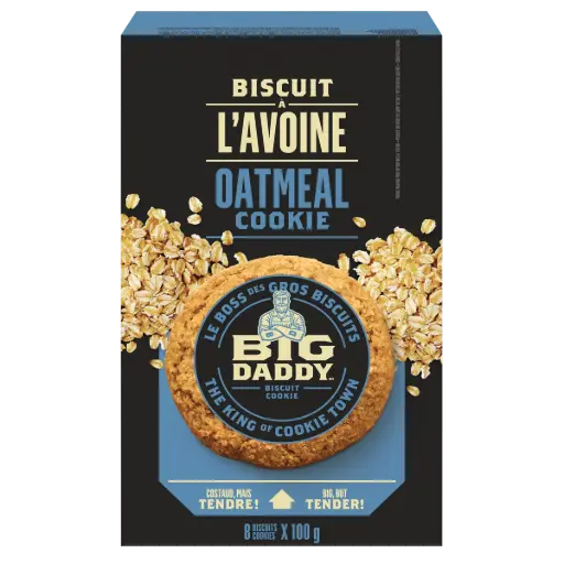 [626233225227] BIG DADDY OATMEAL COOKIE 8PK/100G