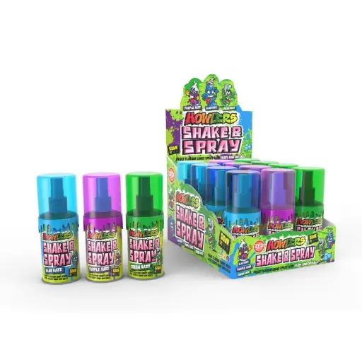 [072084120493] HOWLERS SHAKE & SPRAY SOUR 12CT