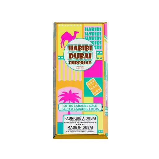 HABIBI DUBAI SALTED CARAMEL CHOCOLATE 200G