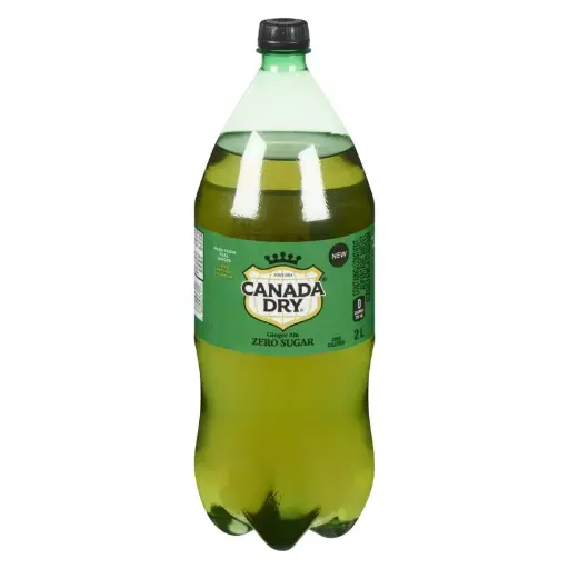[412080] CANADA DRY GINGER ALE ZERO SUGAR BTL 2L 